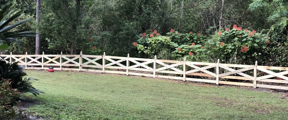 Upland Fence and Deck